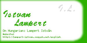 istvan lampert business card
